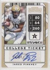 2020 Panini Contenders Draft Picks College Ticket Jared Pinkney #146 Auto 9r9