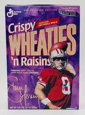 1996 Crispy Wheaties &rsquo;n Raisins Steve Young Collector&rsquo;s Edition Full Sealed Box
