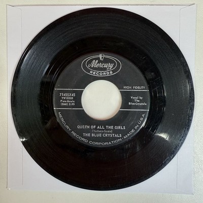 The Blue Crystals - Broke Up / Queen of All the Girls 7'' 45 rpm Vinyl Single