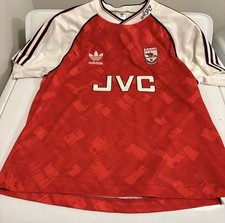 arsenal vintage jersey football Shirt home 1990 1992 soccer RARE Adidas size M
