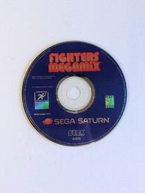 Fighters Megamix Sega Saturn Manual + Poor Condition Disc