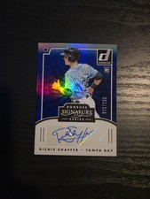 2016 Donruss Signature Series Blue Parallel AUTO # /199 Richie Shaffer Rays