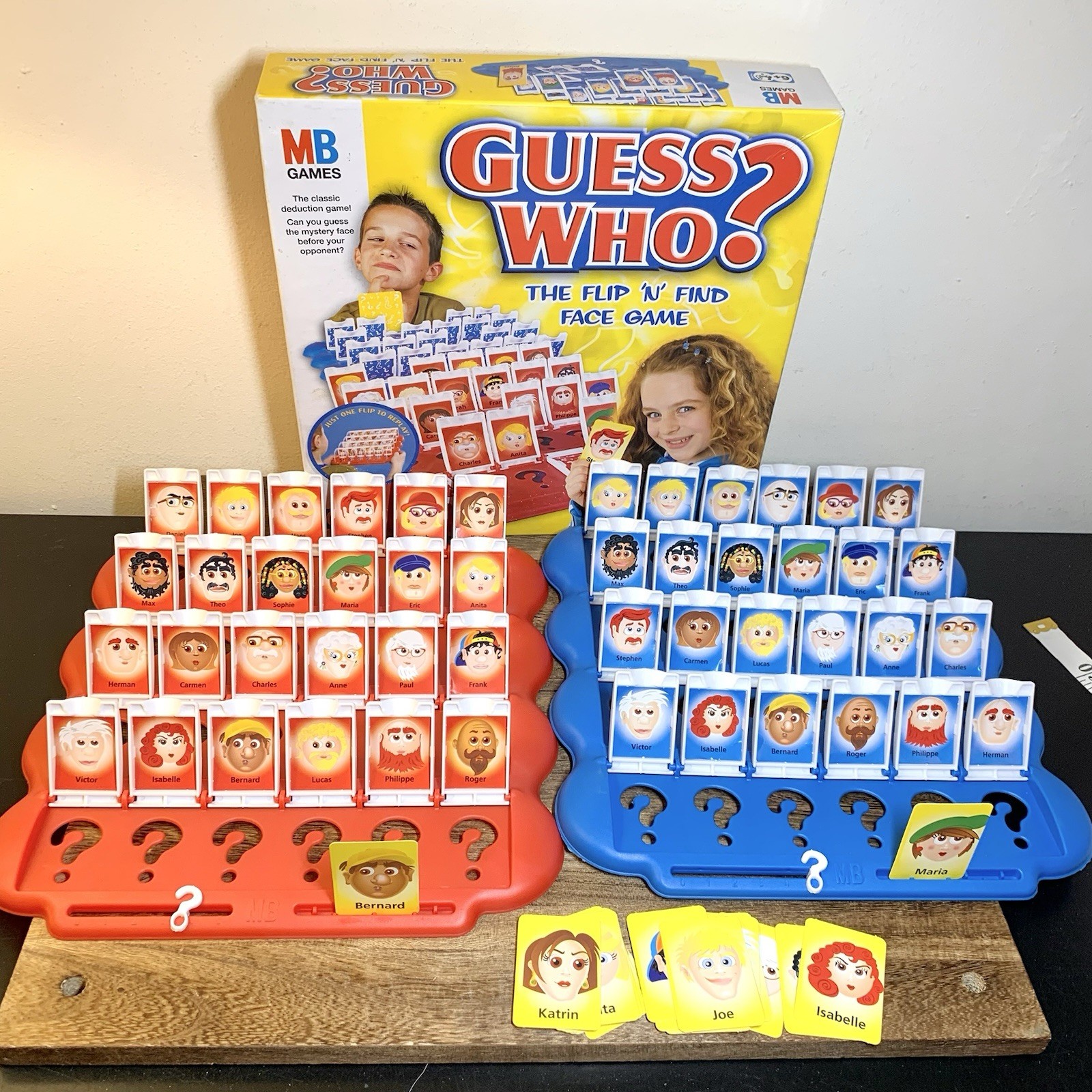 MB Games Guess Who? Board Game Hasbro 2004 Complete