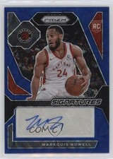 2023-24 Panini Prizm Rookie Signatures Blue 43/49 Markquis Nowell Auto 14t3