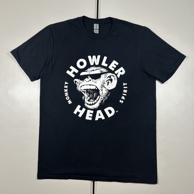 Howler Head Monkey Graphic T Shirt Men's Size Medium Kentucky Bourbon Whiskey