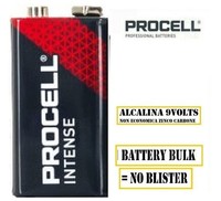 Pila 9V Procell Batteria Alcalina 9 Volts Transistor 9 V Block Industrial