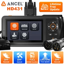 DPF Regen Heavy Duty Truck Scanner OBD For Paccar , Ditroit All System Scan Tool