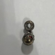 Pandora Sterling Silver Red Enamel Reindeer Ornament Dangle Charm