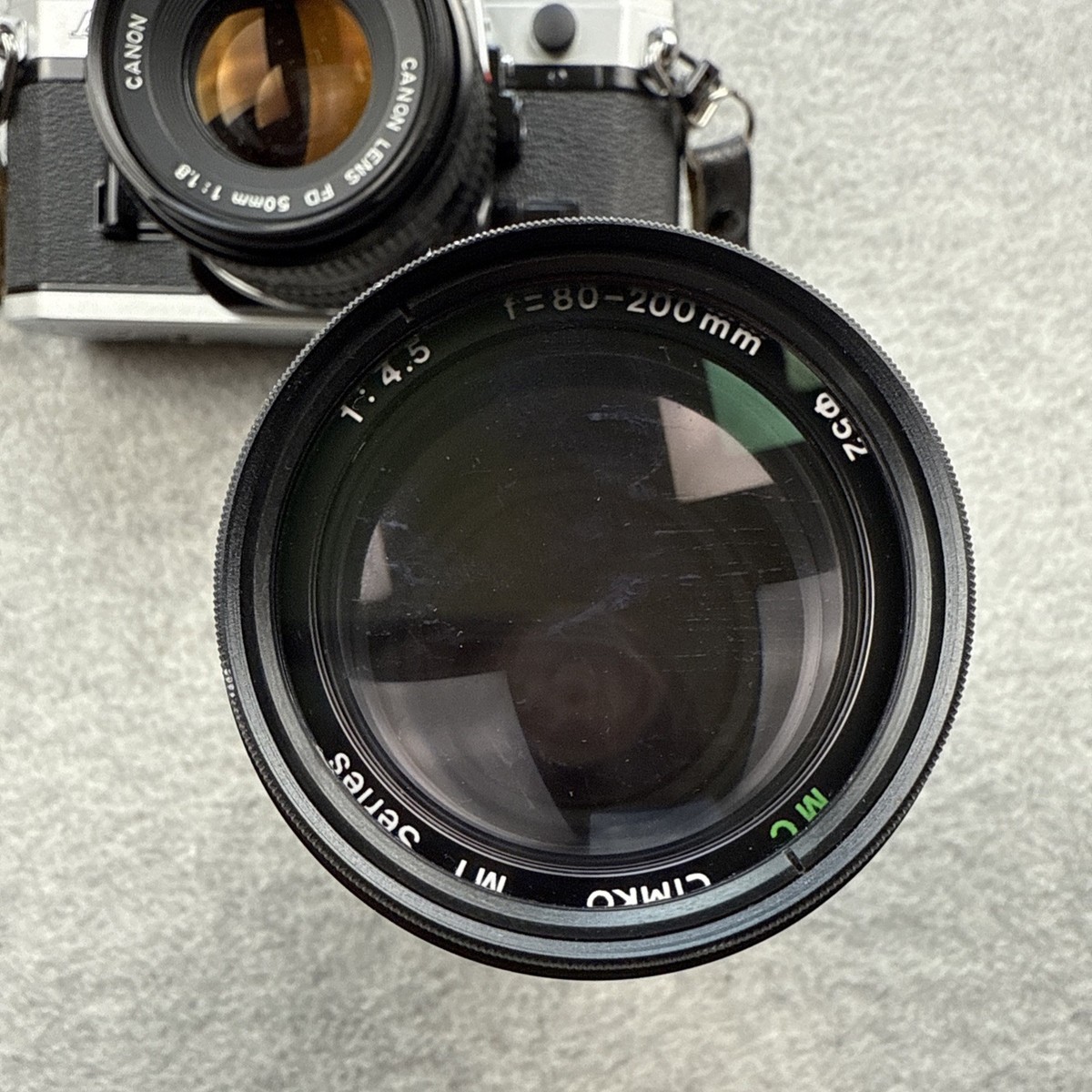 Canon AE-1 35mm Film Camera FD 50mm f1.4 SSC S.S.C. Lens From