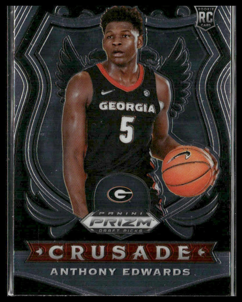 2020 Panini Prizm Draft Picks Collegiate #81 Anthony Edwards