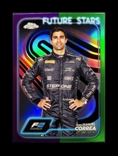 2024 Topps Chrome Formula 1 F2 Juan Manuel Correa RC #34 Future Stars