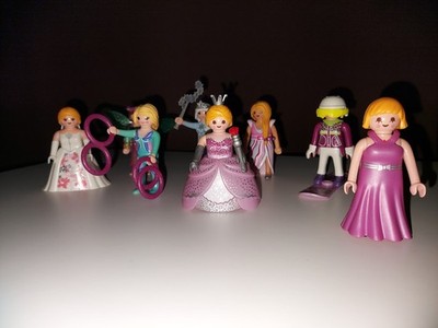 16 Playmobil Figuren, Elsa, Braut, Elfe Armbrust, Snowboarderin u.v.m.