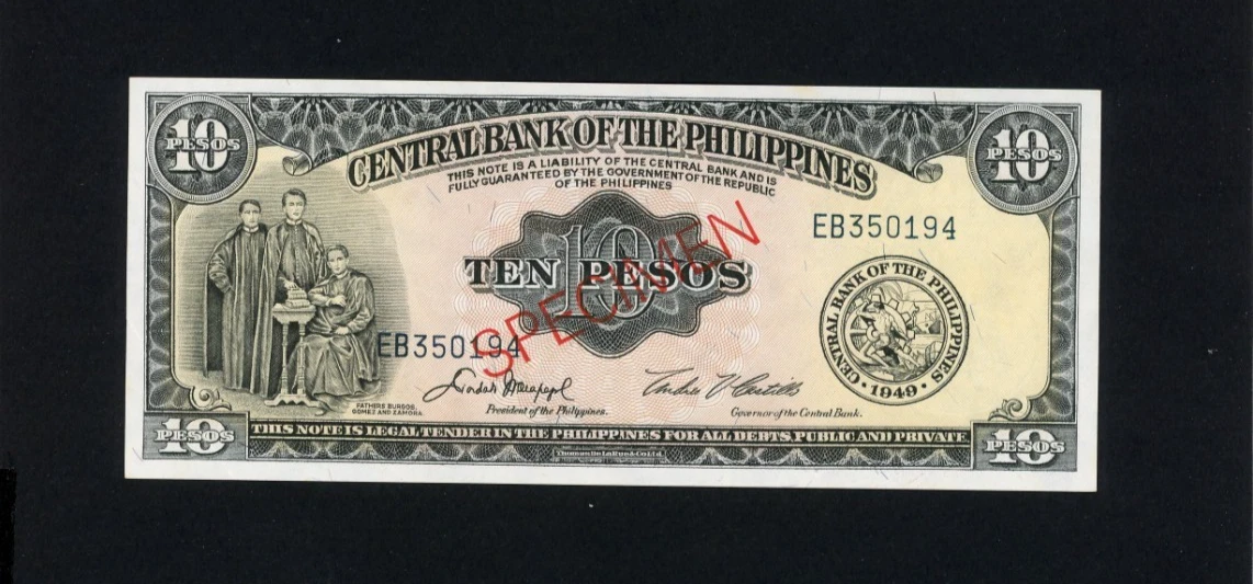 Uncirculated Philippine Paper Money Specimens for sale | eBay