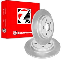 2X Zimmermann Coat Z Bremsscheiben 259Mm Voll Hinten Passend FÜR Toyota Urban