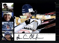 Anna Carin Olofsson Zidek Autogrammkarte Originial Signiert Biathlon + A 246340