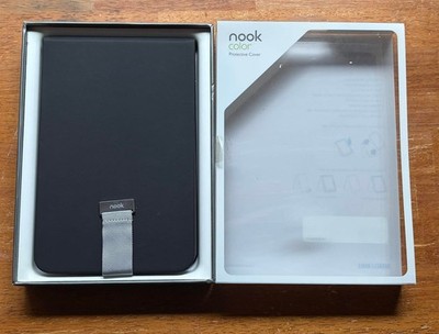 Barnes & Noble Nook Color Tablet Protective Cover - Black Magnetic Case Stand