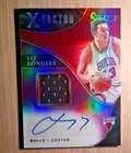 2020-21 Panini Select X-Factor Memorabilia Purple Luc Longley /99 Game Worn AUTO