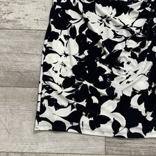 Lauren Ralph Lauren Women's Sleeveless Blue White Floral Shift Dress Size 4