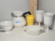 Vintage Corning Ware  Other Vintage Childs Plastic / Metal Play Dish Food Set