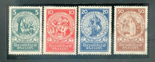 DR-Weimar 351/54 LUXURY ** MNH MINT 160EUR (72235