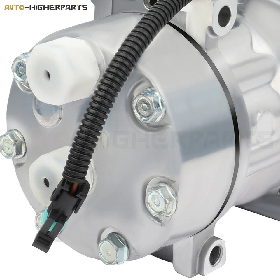 For 1994-1995 Jeep Wrangler Cherokee 2.5L 4.0L A/C Compressor W/ Couth CO 4702C - Image 4 of 4