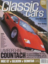 Classic Cars 09/1999 featuring Lamborghini, Aston Martin, Gilbern, MG, Reliant
