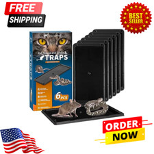 Mouse Glue Traps 6 Packs Large Glue Traps for Mice and Rats Indoor Sticky Traps