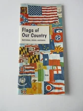 1962 "Flags of Our Country" National, State, Historic Booklet Humble Oil Co.