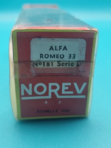 Norev Vintage Años 70 - Nº181 Serie D Alfa Romeo 33 Verde Oscuro - Totalmente Nuevo En Caja - Imagen 6 de 24
