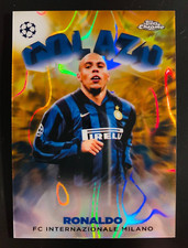 2022-23 Topps Cromo Golazo Ronaldo Inter de Milán SP Oro Lava Refractor 1:960 SSP