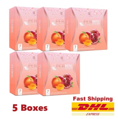 5 x Per Biotic Acid Fiber Pomegranate Detox Weight Management Nature Bright Skin
