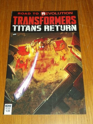 TRANSFORMERS TITANS RETURN IDW COMICS JULY 2016