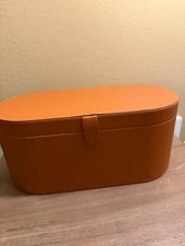 Dyson Large Brown Storage Case for Airwrap Styler Leather CASE ONLY