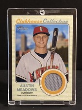 AUSTIN MEADOWS 2017 TOPPS HERITAGE MINORS CLUBHOUSE COLLECTION GAME USED RELIC
