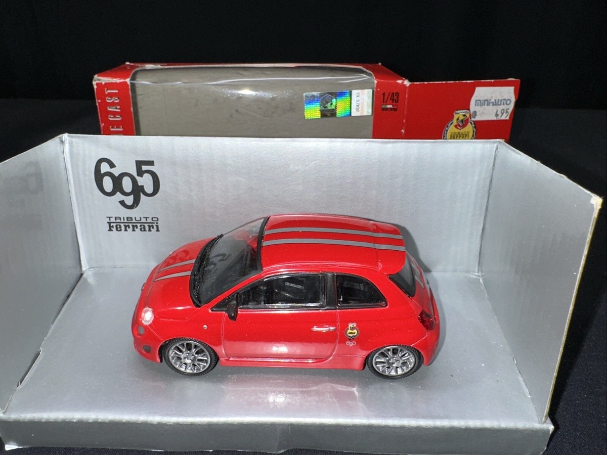 Mondo Motors 1/43 Abarth 695 Tributo Ferrari Diecast Car Red | eBay