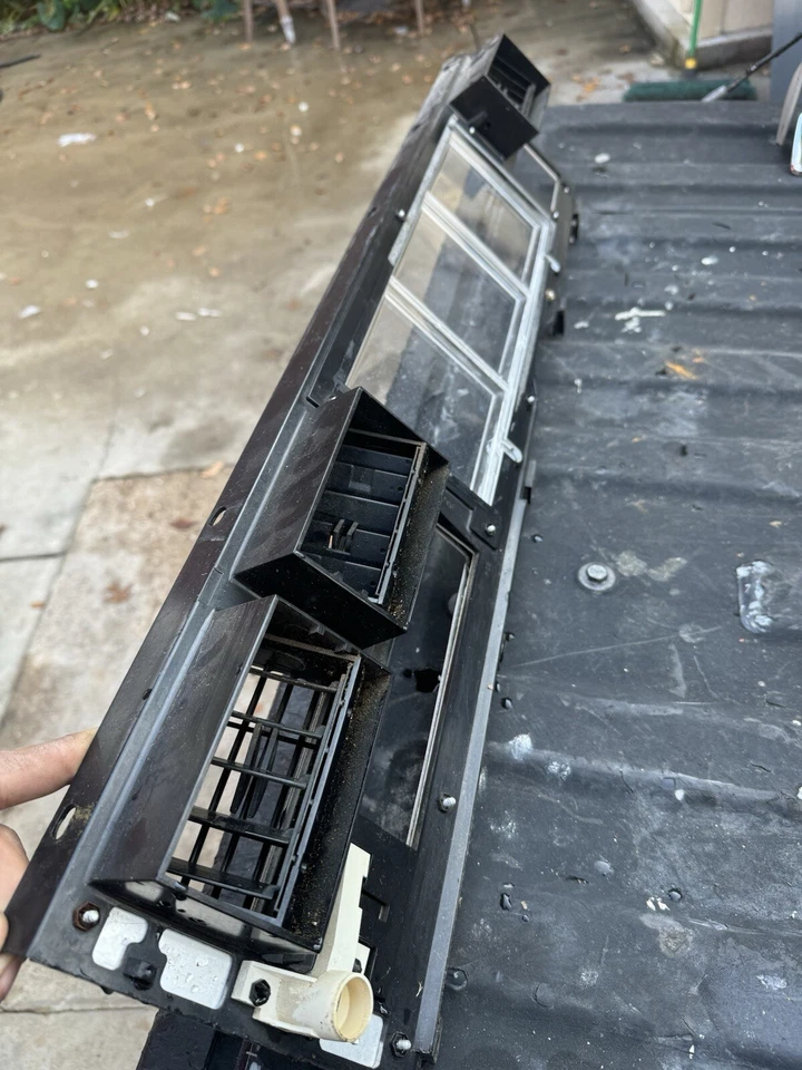 💥OEM 1982 Lincoln Continental Mark VI tablero calibre racimo bisel Speedo Foto 4 de 4