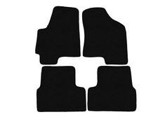 Schwarz Fußmatten Velour für Hyundai Coupe, Tiburon 2001-2007 Autoteppiche, 14xR