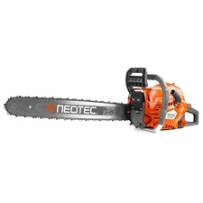 68cc Gas Powered Chainsaw with 22'' Guide Bar Saw Chain 2-Stroke Engine Cut Wood