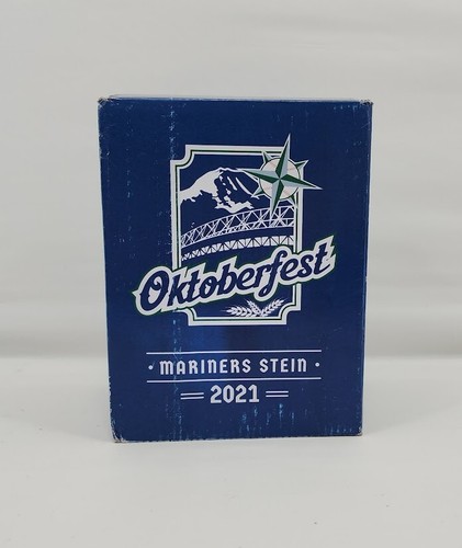 Oktoberfest Seattle Mariners Teal Beer Stein 2021 w/ Box MLB Collectible - Picture 5 of 10