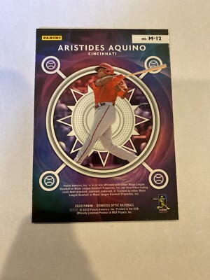 2020 Donruss Optic Baseball Aristides Aquino Mythical Prizm | eBay