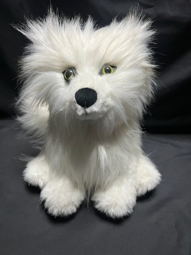 Portland Plush Arctic Fox named Aurora White Fluffy Plush w/Tag 10" Realistic