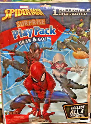 Disney's Marvel Spider-man Surprise Play Pack Grab & Go New
