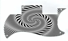 Pickguard Graphical Custom  to fit Epiphone SG Special VE Hypnotwirl