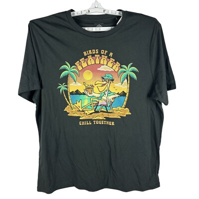 Old Navy Birds Of A Feather Chill Together Graphic T-Shirt