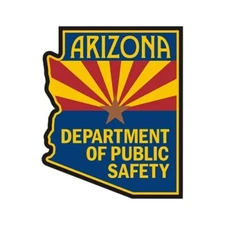 4 Inch Non-Reflective Arizona Department of Public Safety Logo Sticker