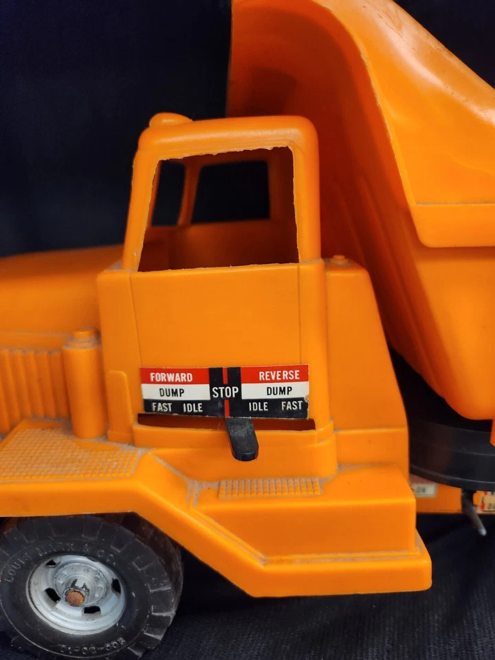 Camión de volteo Marx-A-Haul Big Job años 60 batería juguete zoom Marx - Funciona muy bien Foto 4 de 4