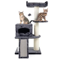 Canadiancat Company | Kratzbaum Riley - Anthrazit | 65 X 45 X 135 Cm