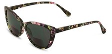 Women Bifocal Reading Sunglasses Reader Glasses Cateye Vintage Jackie O Leopard