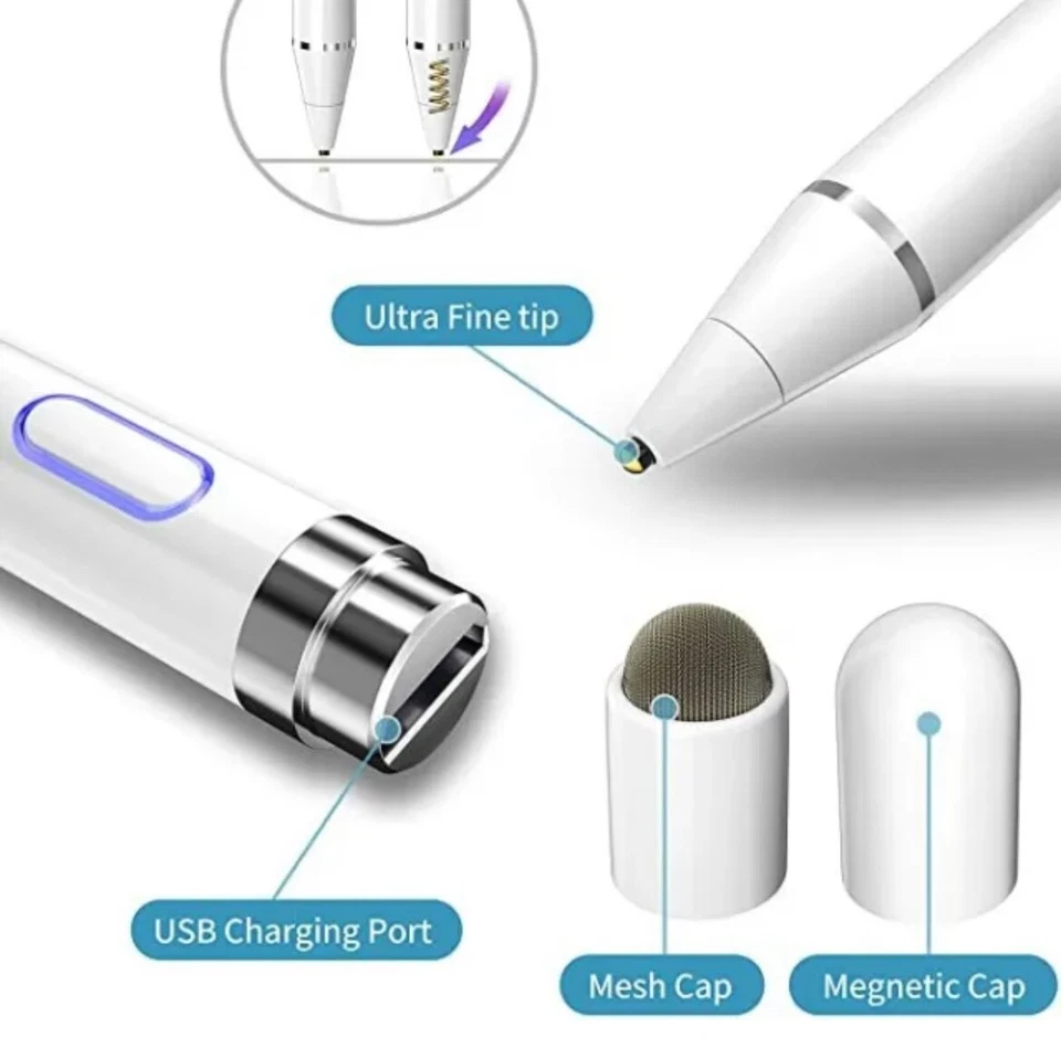 Stylus Pen for Touch Screens Digital Active Pencil Fine Point for iPhone, iPad, - Image 3 of 4