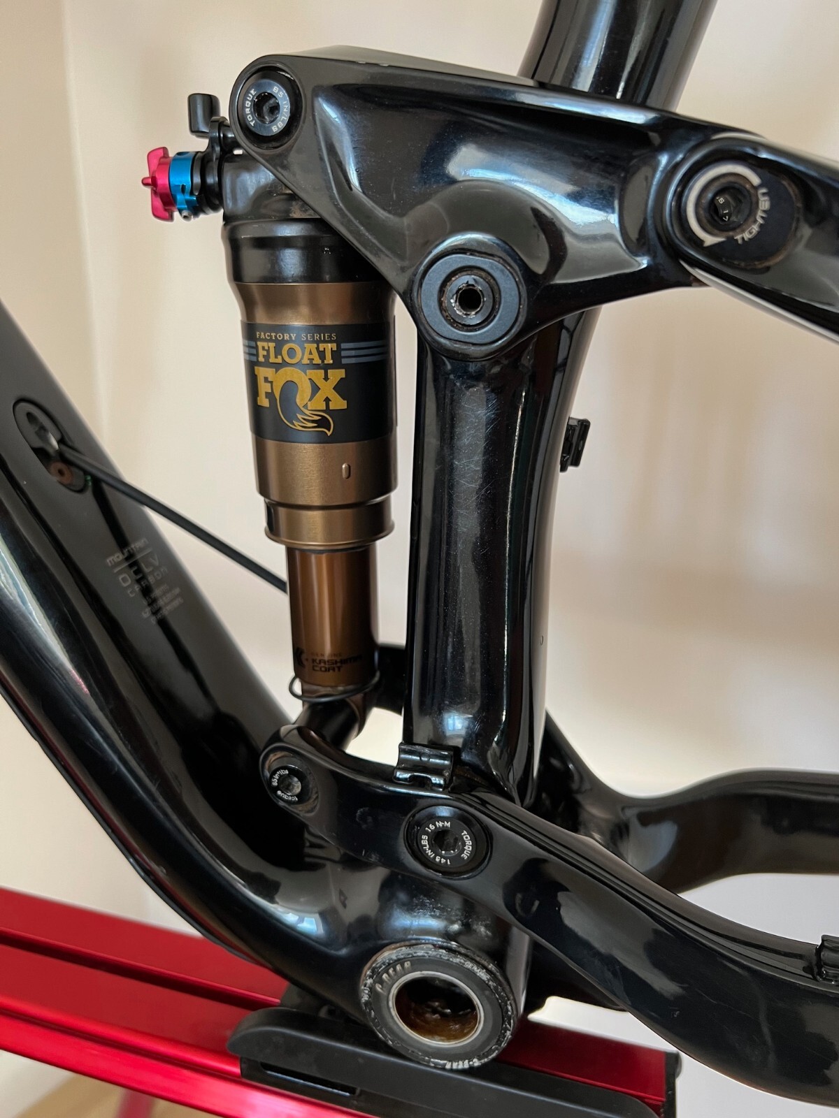 2016 Trek Top Fuel Project One Full Suspension Frame & Fox Kashima